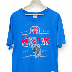 Detroit Pistons - 1989 NBA Nutmeg T-Shirt (L)