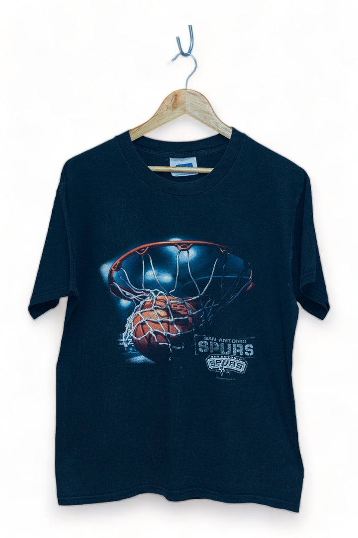 San Antonio Spurs Big Basket Graphic T-Shirt (M)