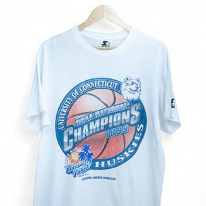 Uconn Huskies - 1999 NCAA Final Four Champions T-Shirt (L)